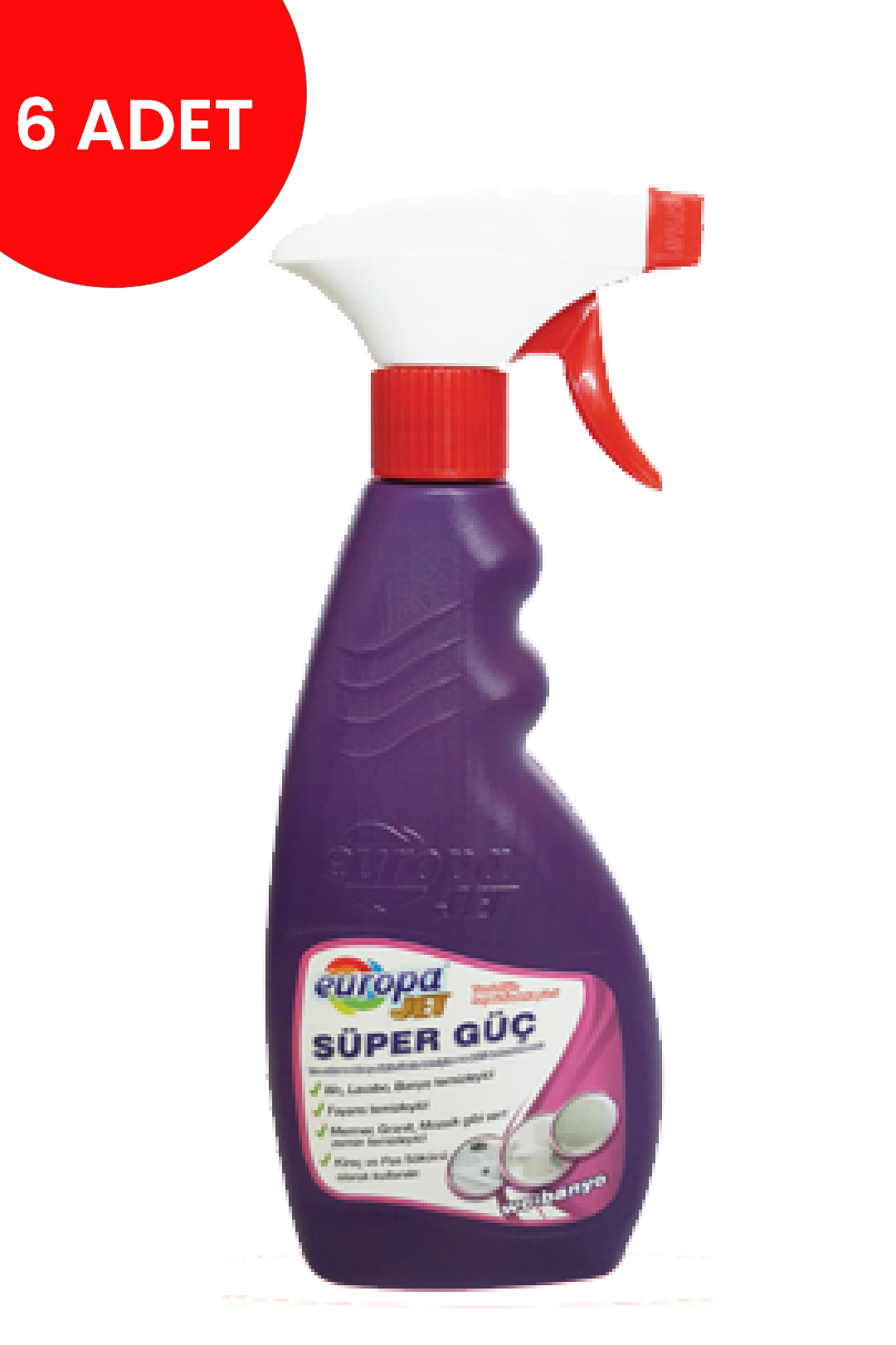 Europa Jet Süper Güç 500 ML 6 Adet